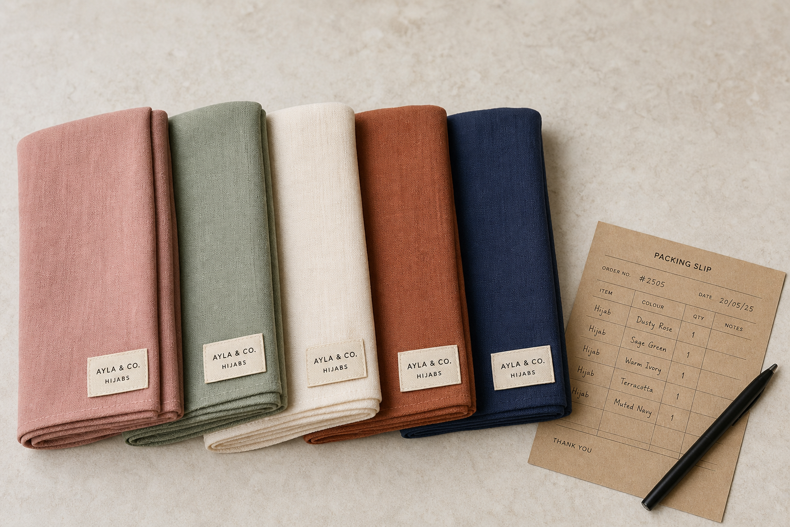Small MOQ Hijab Manufacturer: A Sourcing Guide for Brands Placing Their First Order Under 300 Pieces