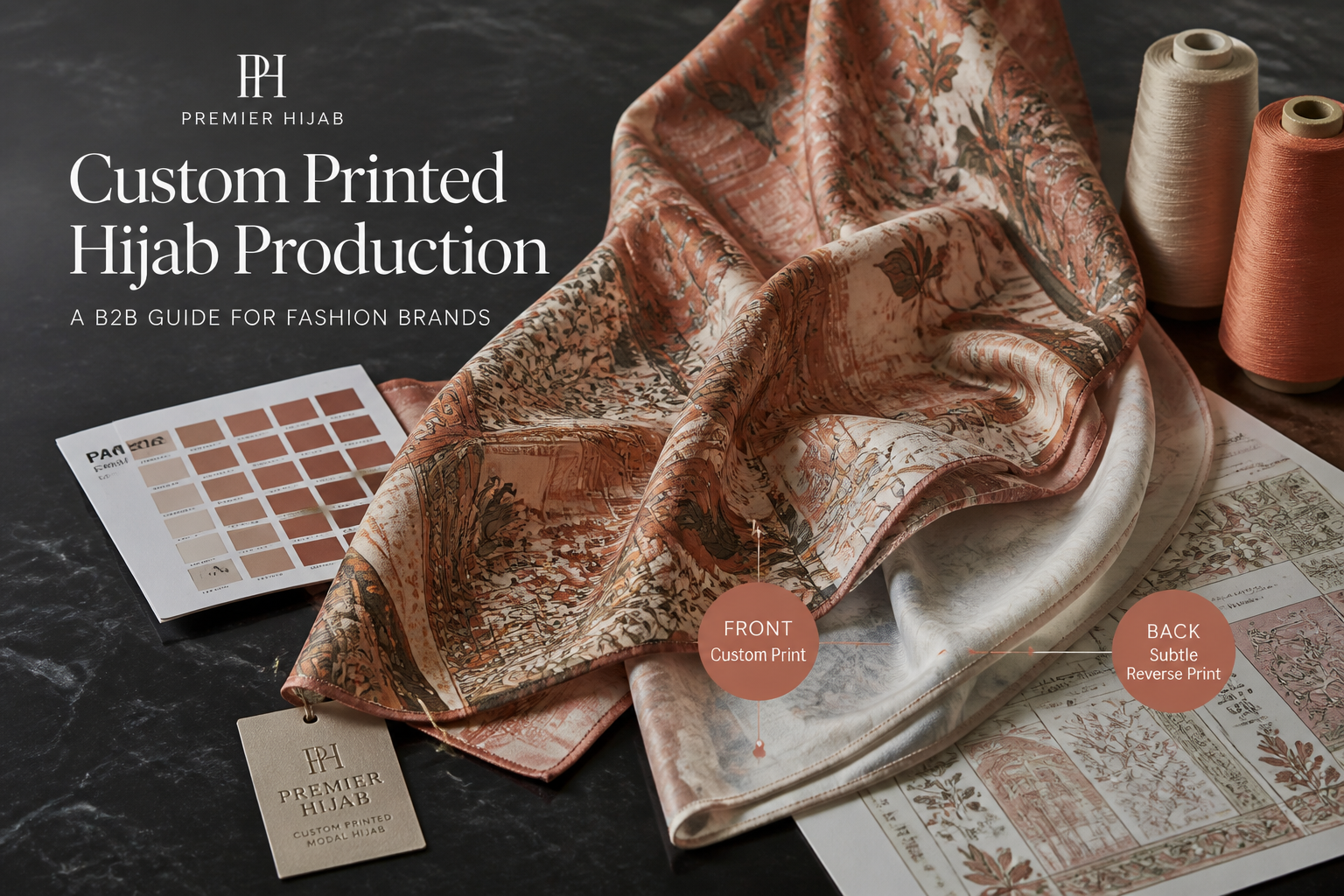 Custom Printed Hijab: A Product Guide to Print Sharpness, Double-Sided Color Penetration, and Hem Durability