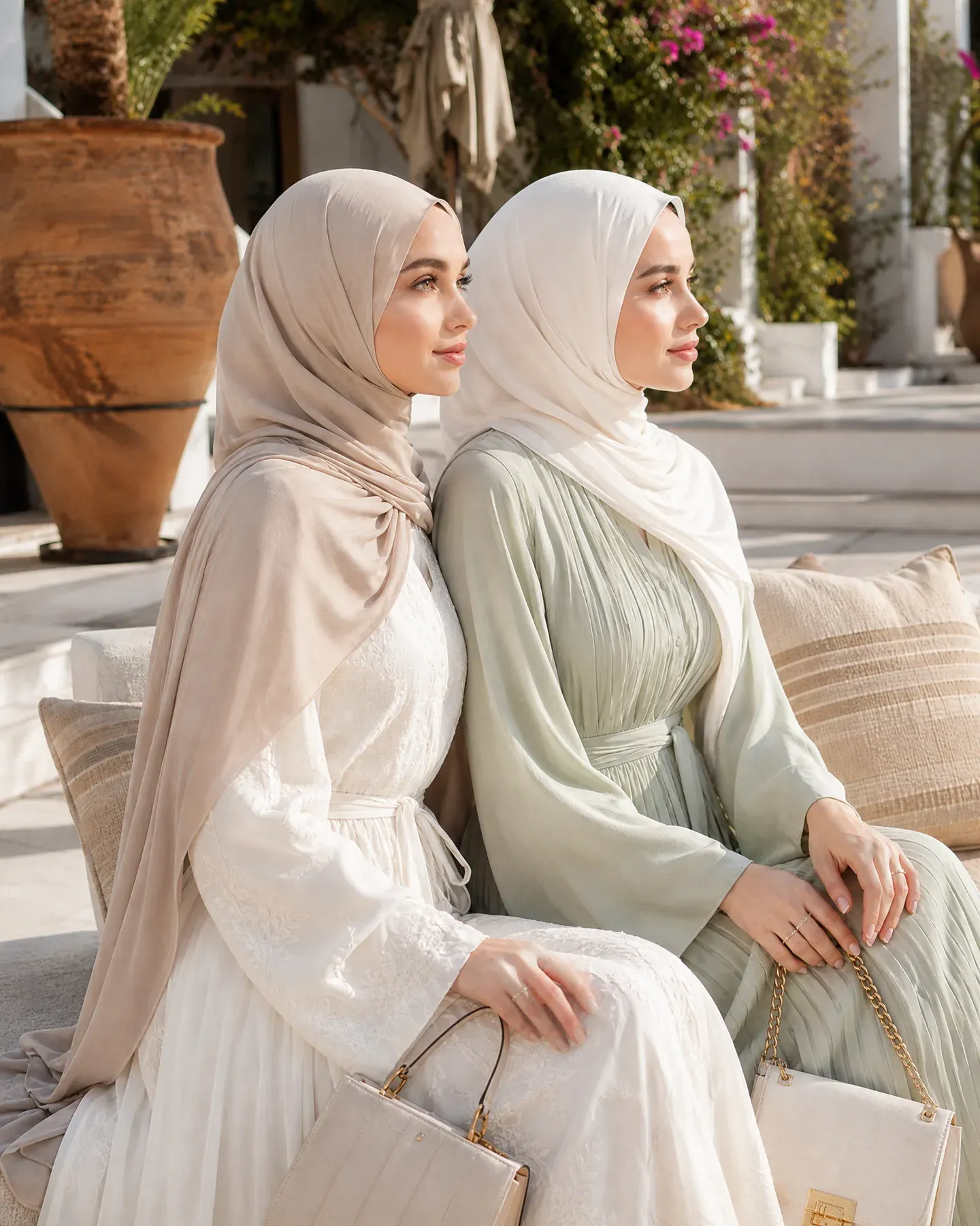 Custom Hemming Modal Hijab